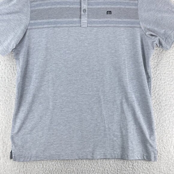 Travis Mathew Gray Brankroll Polo Shirt Mens Short Sleeve Collared Golf Size XXL - Picture 6 of 15